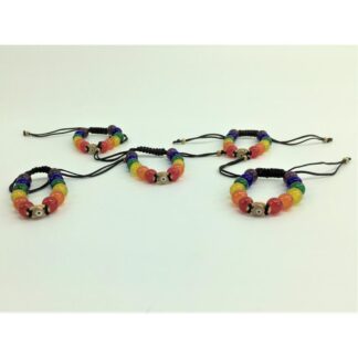 Pulsera Bandera LGBT+ y Ojo Turco